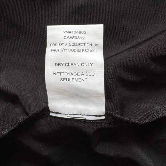 For Love & Lemons Skirt Size Small Mini Floral Lace Scalloped Fringe Black Blue - Picture 7 of 14